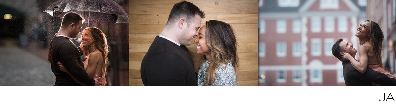 Engagement photography in Portland's Old Port 