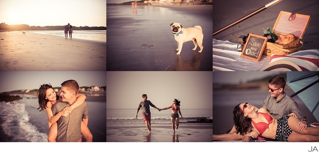 Higgins Beach Engagement Session