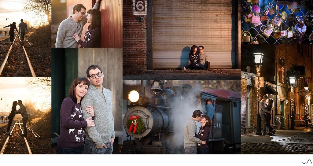 Portland Maine engagement session in the Old Port