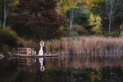 Maine Lake weddings in autumn 