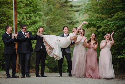 The Wedding Party at the  Stone Mountain Art Center