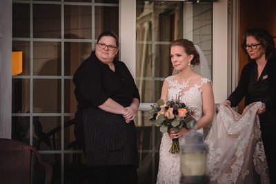 Seeing Dad walking down the aisle 