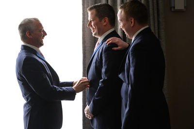 Father and Son Maine Wedding 